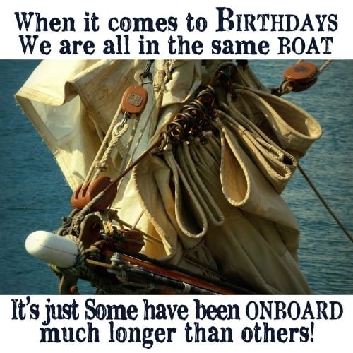 Nauticalia Sailing Cards - Birthdays Onboard