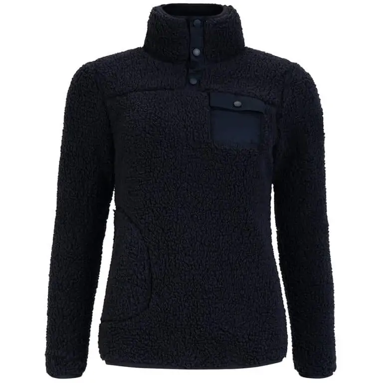 Pelle Womens Sherpa Sweater - Dk Navy Blue