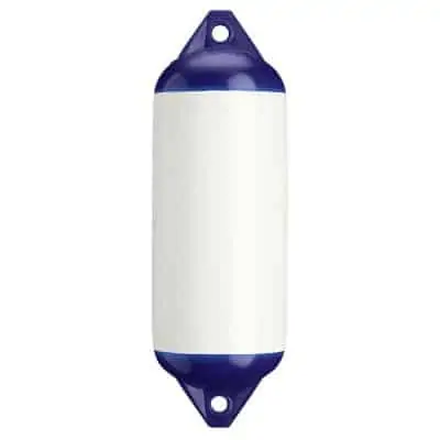 Polyform F Series Fenders - White With Blue Eyes