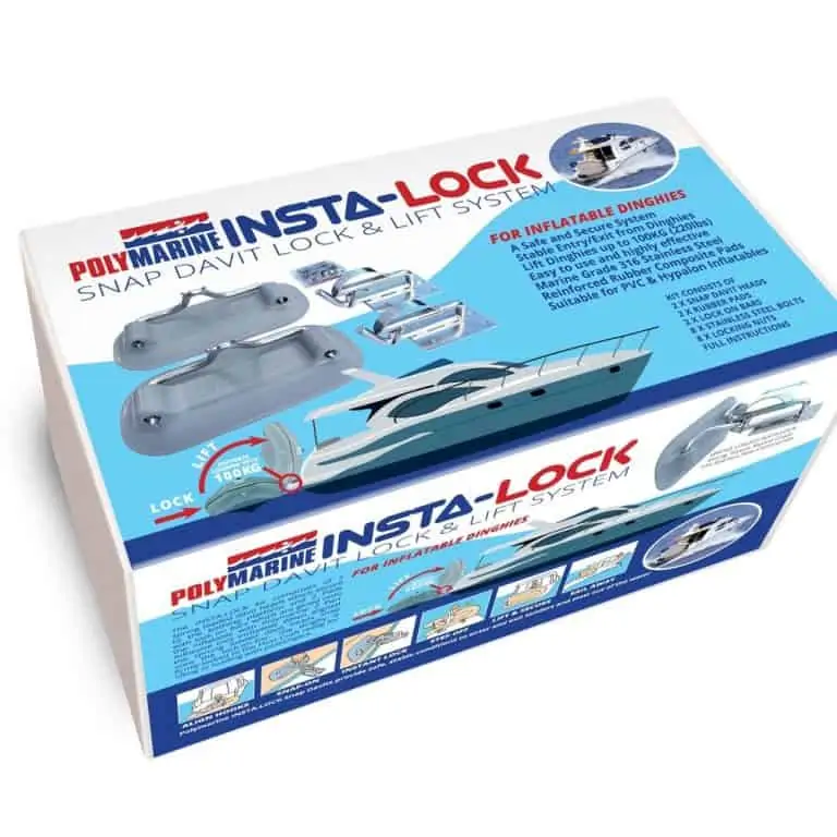 Polymarine Insta-Lock Snap Davit Kit - Image