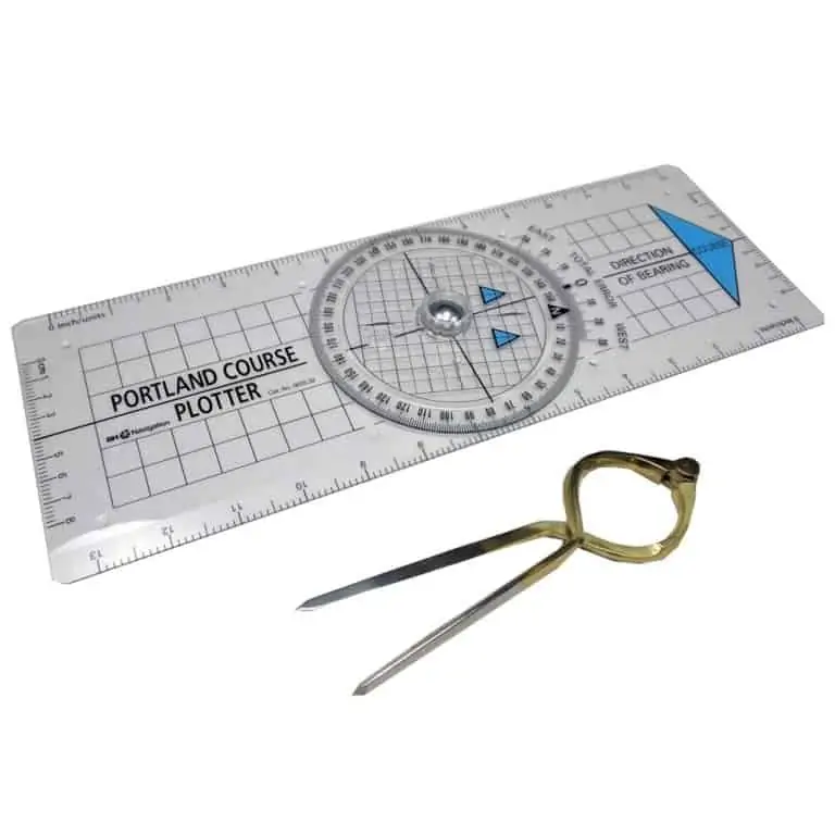 Portland Course Plotter / Plotter Divider Kit - Plotter and Divider