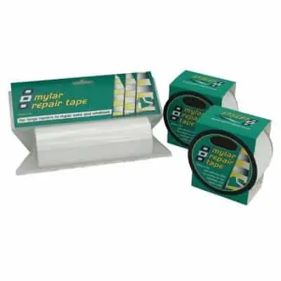 PSP Mylar Clear Repair Tape 150mm x 3 Metres - PSP MYLAR REPAIR TAPE 150MMX3M