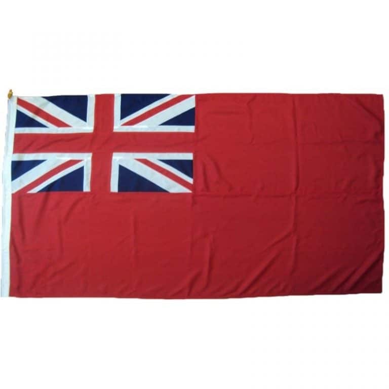 Quality Stitched Red Ensigns - Image