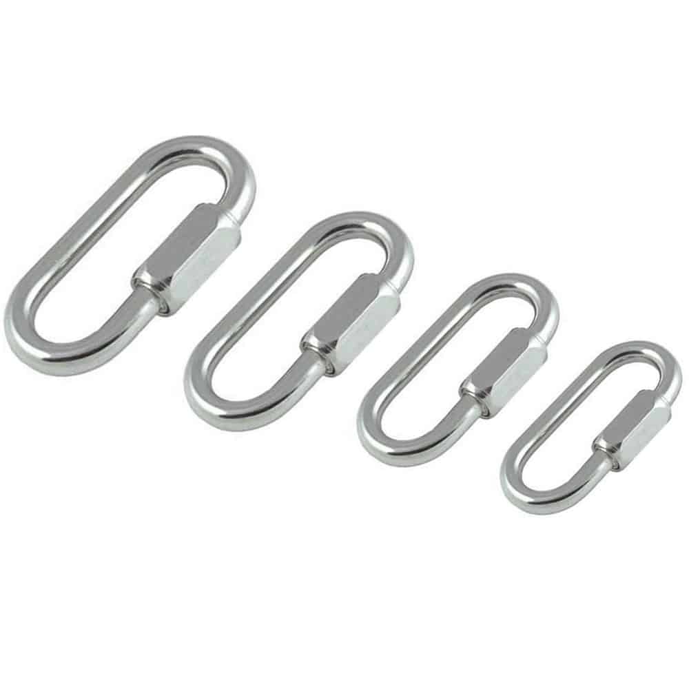 DIRECT HARDWARE 6 of Quick Link Chain Repair Shackle 3Mm 1/8 Bzp Zinc Plated Steel 