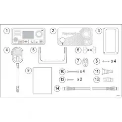 Raymarine Ray73 VHF Radio - Image