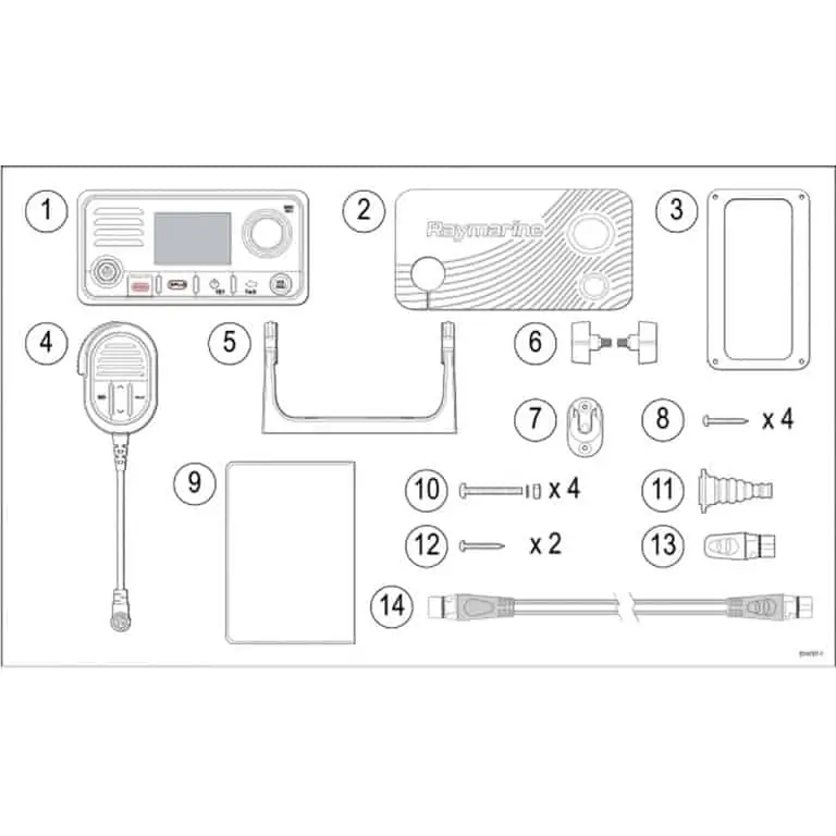 Raymarine Ray73 VHF Radio - Image