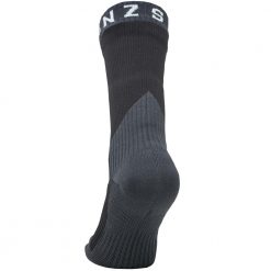Sealskinz Trekking Thick Mid Length Sock - Black/Anthracite