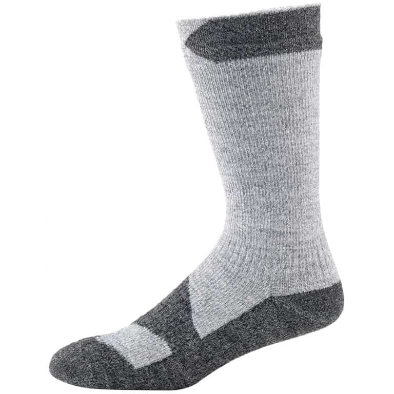Sealskinz Walking Thin Mid Socks - Grey Marl / Dark Grey