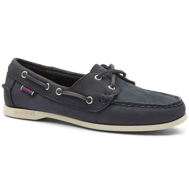 Sebago Jacqueline Ladies Deck Shoes - Blue Navy