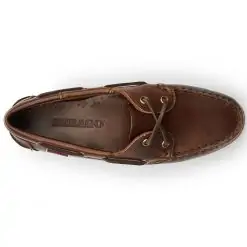 Sebago Jacqueline Ladies Deck Shoes - Brown Gum