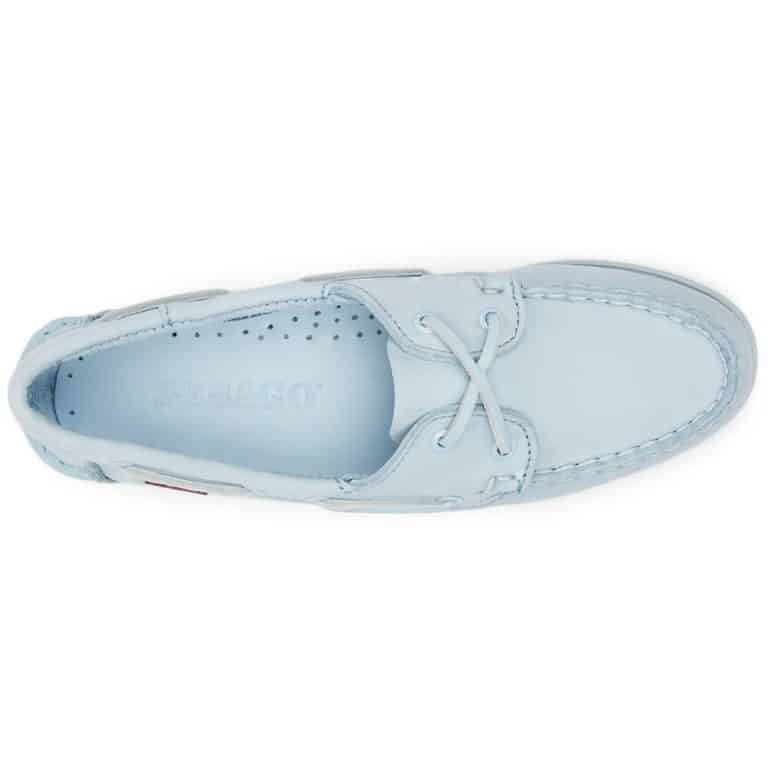 Sebago Jacqueline Ladies Deck Shoes - Full Baby Blue
