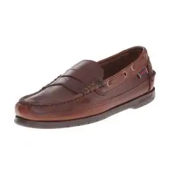 Sebago Sloop Moccasins - Brown-Gum