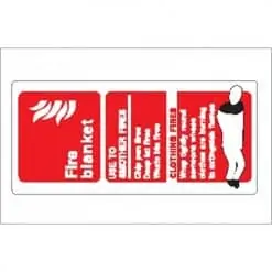 Nauticalia Boat Stickers - Fire Blanket (S)