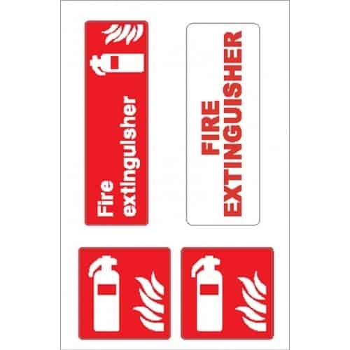 Nauticalia Boat Stickers - Fire Extinguisher (L)