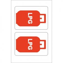 Nauticalia Boat Stickers - LPG Gas Bottle (S)