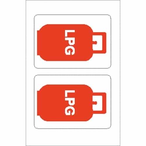 Nauticalia Boat Stickers - LPG Gas Bottle (S)