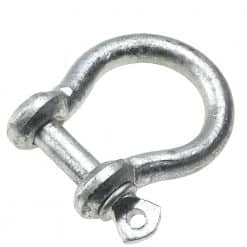Shackle Galvanised Bow 11mm - SHACKLE GALV BOW 11MM