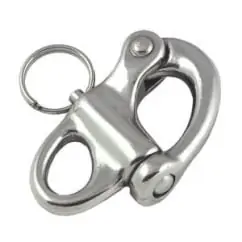 Shackle Snap Fixed Stainless Steel 52mm - SHKL SNAP FXD S/S 52MM