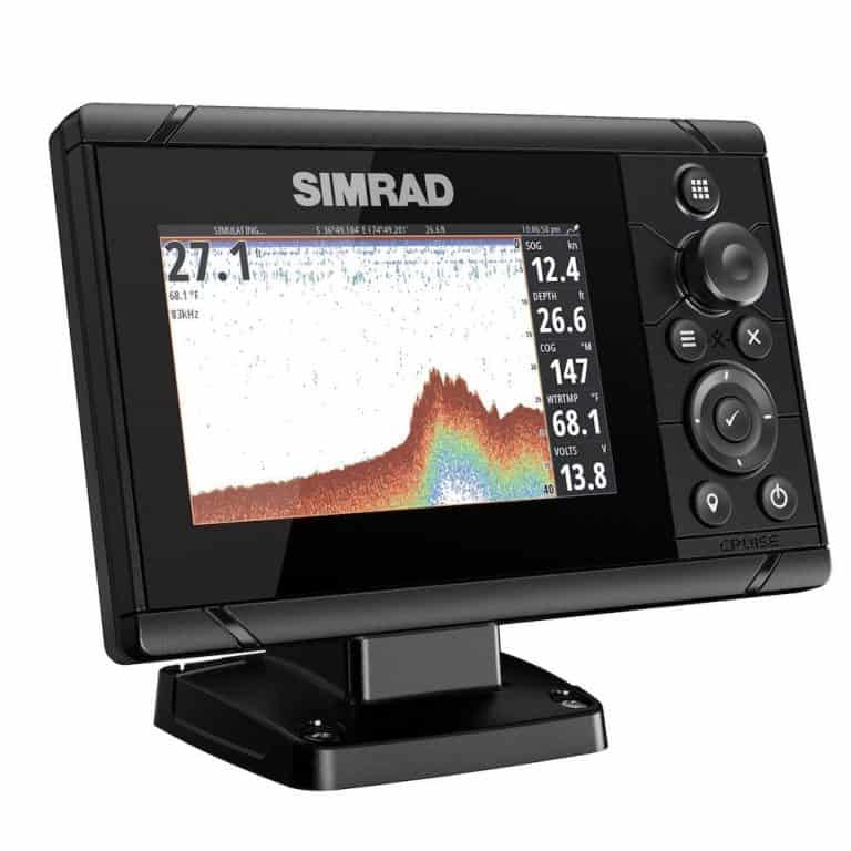 Simrad Cruise 5 Chartplotter Sonar with Transom Transducer - Image