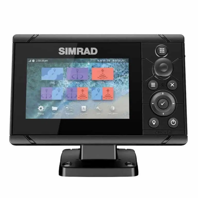 Simrad Cruise 5 Chartplotter Sonar with Transom Transducer - Image