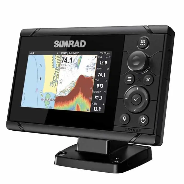 Simrad Cruise 5 Chartplotter Sonar with Transom Transducer - Image