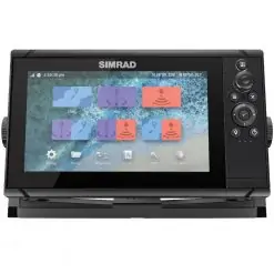 Simrad Cruise 9 Chartplotter Sonar with Transom Transducer - Image