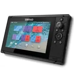 Simrad Cruise 9 Chartplotter Sonar with Transom Transducer - Image