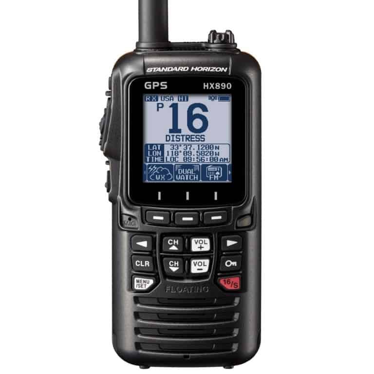 Standard Horizon HX890E DSC Handheld VHF Radio - Black