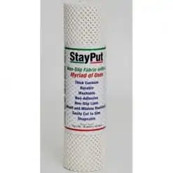 Stay Put ECO PERformance Non-Slip Fabric/Matting - White