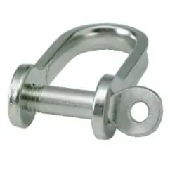 Strip Shackle Dee Standard Pin 4mm - STRIP SHACKLE DEE STANDARD PIN