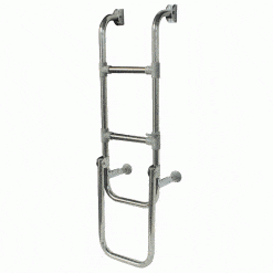 Waveline Folding Stainless Steel Ladder 3+1 - Image