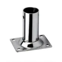 Waveline Rectangular Base for Flag Pole Angled 60c - Image