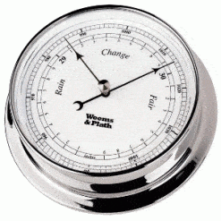 Weems & Plath 125 Endurance Barometer Chrome - barometer