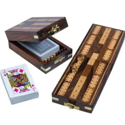 Wooden Cribbage Set - Image