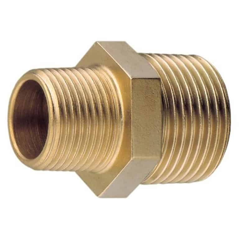 Aquafax Brass Unequal Nipple 1 1/4" - 1" BSP Taper - Image