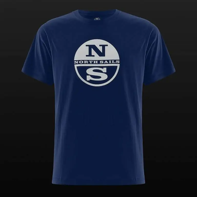 North Sails Logo Jersey T Shirt - Navy