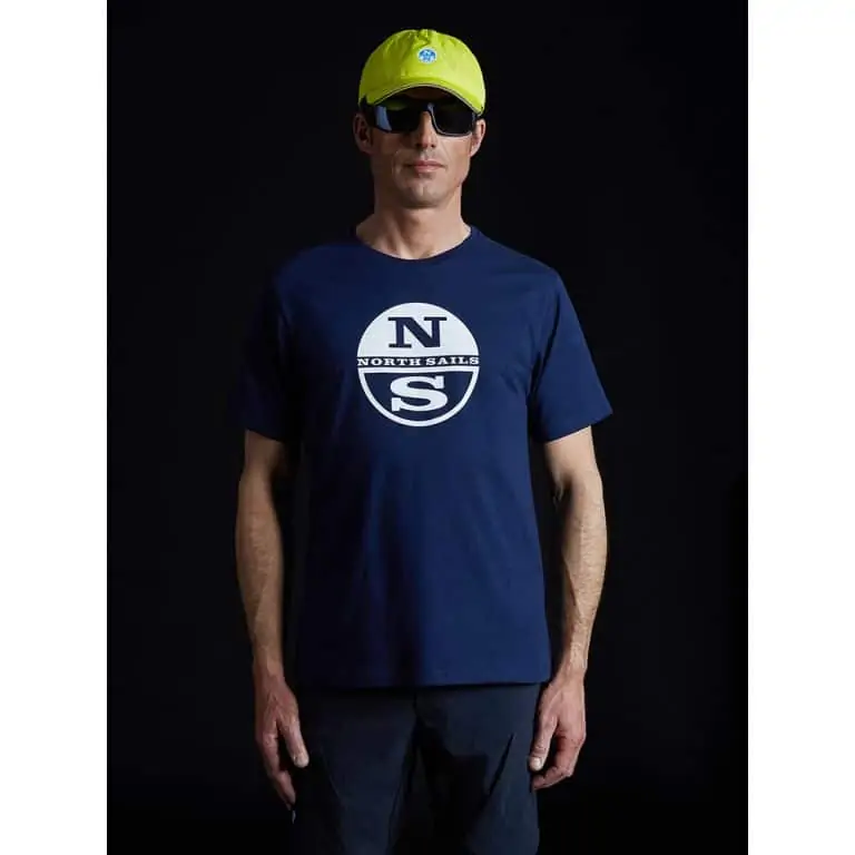 North Sails Logo Jersey T Shirt - Navy