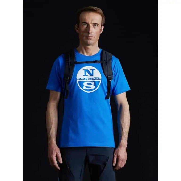 North Sails Logo Jersey T Shirt - Royal