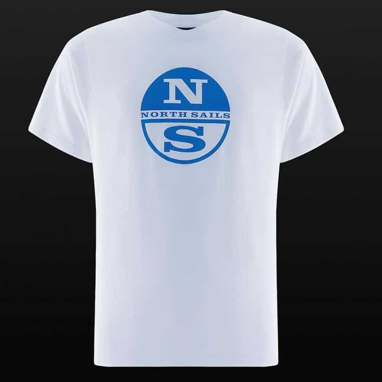 North Sails Logo Jersey T Shirt - White