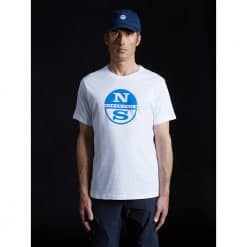 North Sails Logo Jersey T Shirt - White