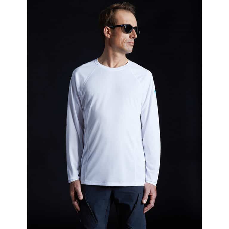 North Sails Tech T Shirt Long Sleeve - White
