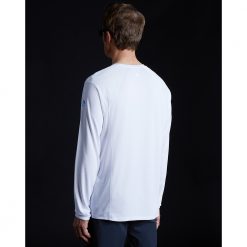 North Sails Tech T Shirt Long Sleeve - White
