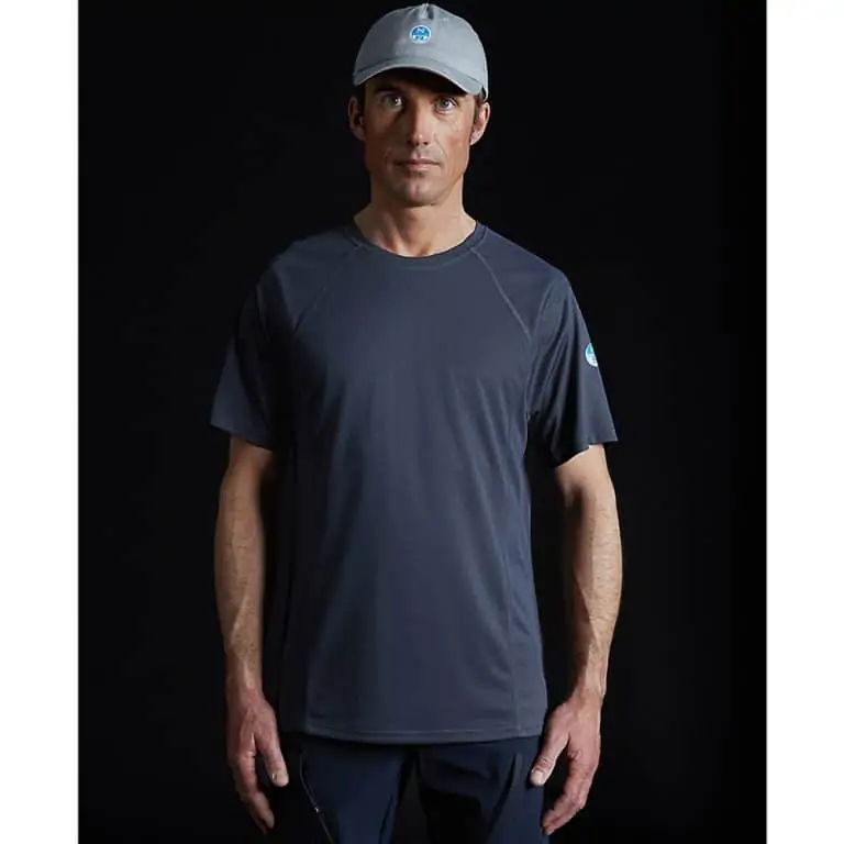 North Sails Tech T Shirt Short Sleeve - Dark Grey