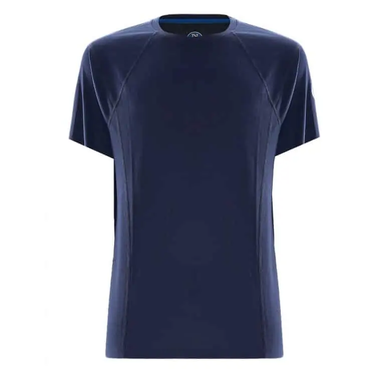 North Sails Tech T Shirt Short Sleeve - Marine Blue