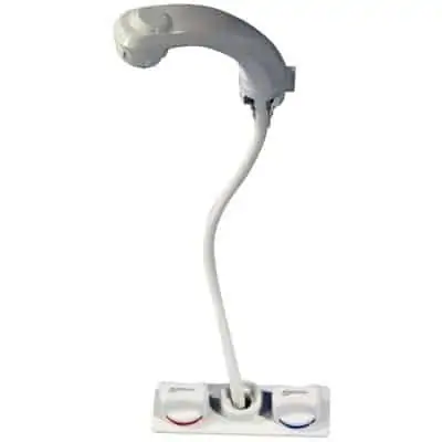 Whale Mixer Combo Tap & Shower White - Image