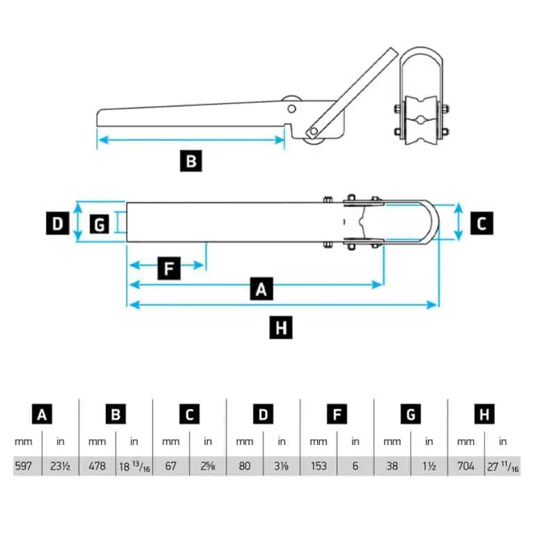 Lewmar Bow Roller 7 - 16kg - Image