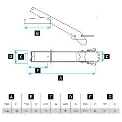 Lewmar Bow Roller up to 16kg - Image