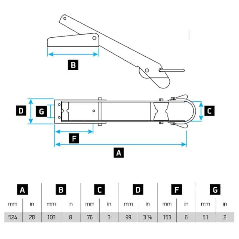 Lewmar Bow Roller up to 16kg - Image