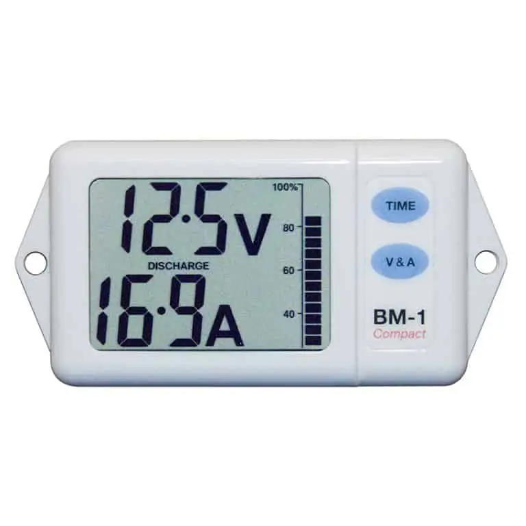 Nasa BM-1 compact battery monitor white - Image