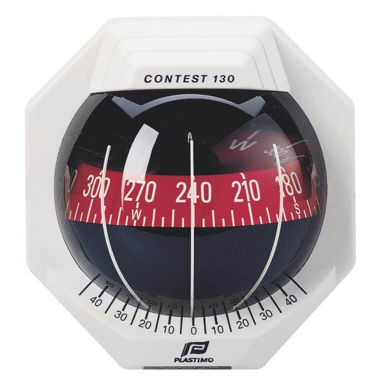 Plastimo Compass Contest 130 - White / Red Card